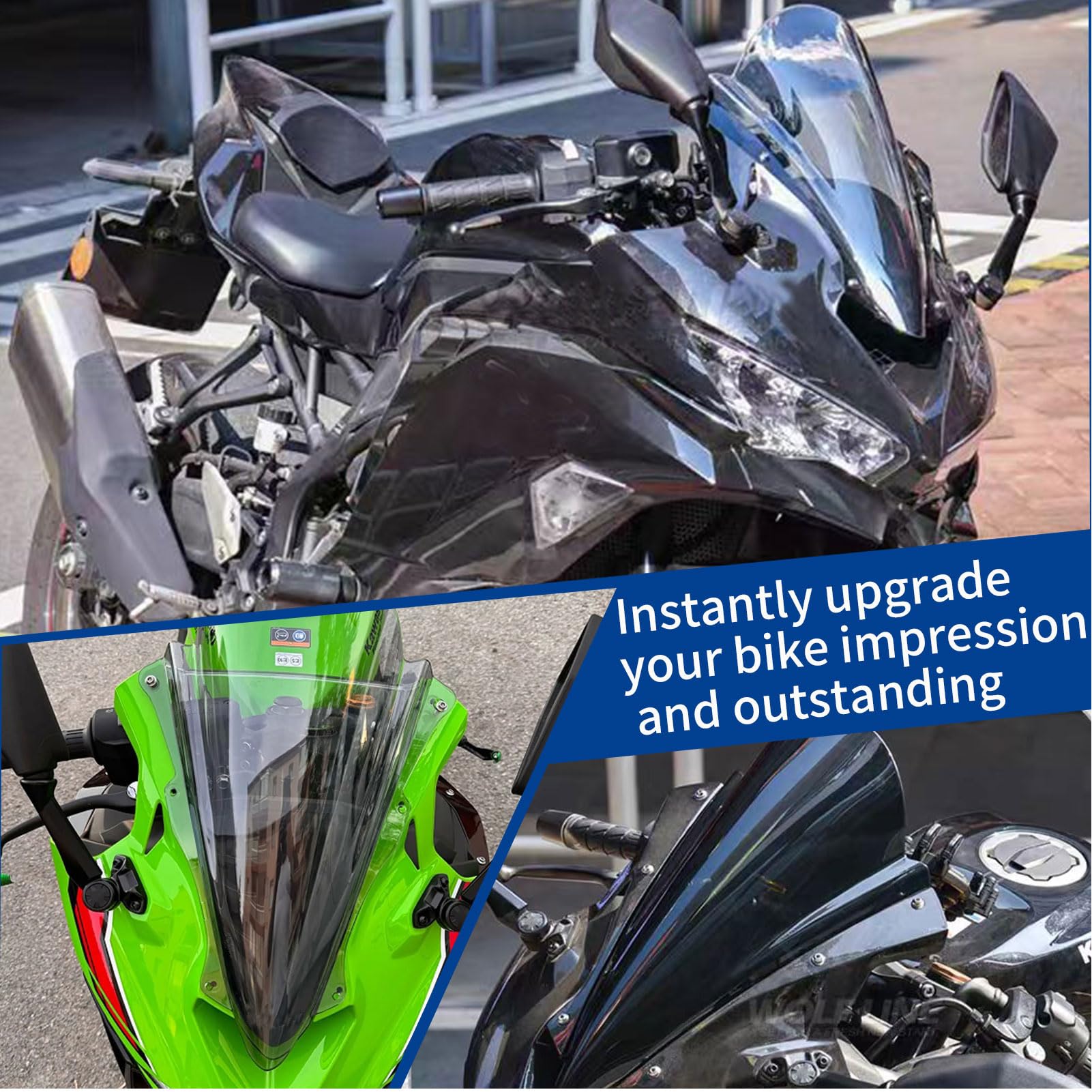 バイザー Amazon | バイク ZX25R ZX4R ZX4RR フロントマスク ウィンド